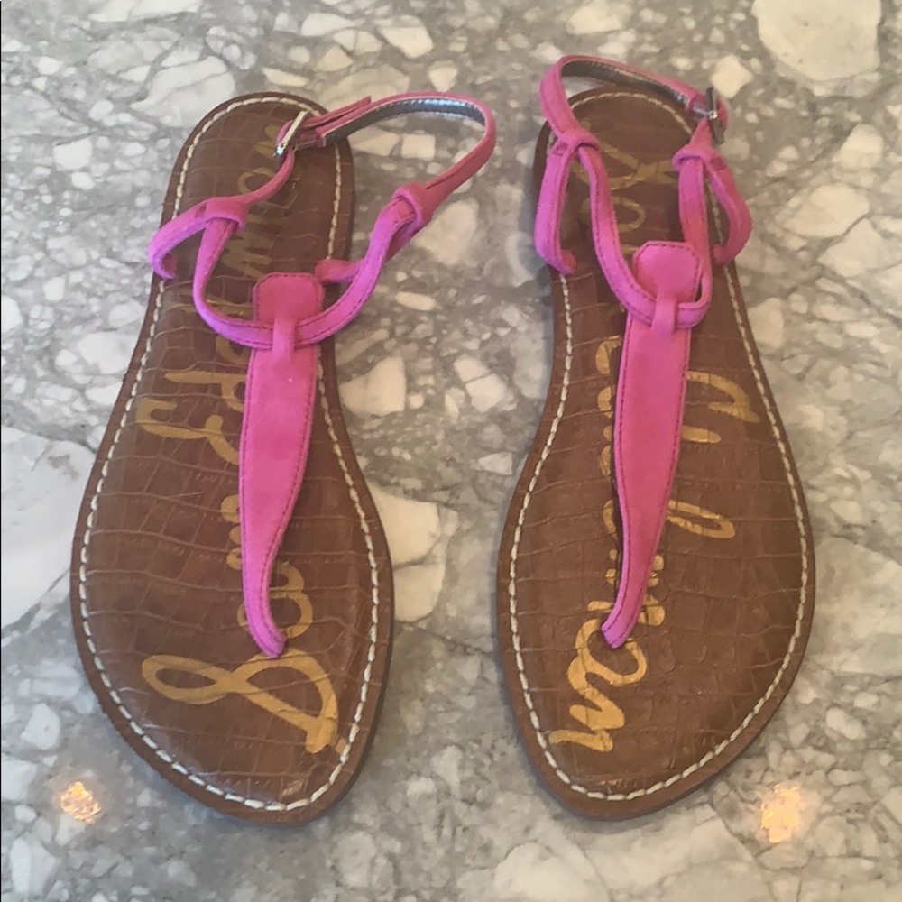 Sam Edelman pink sandals never worn 8m